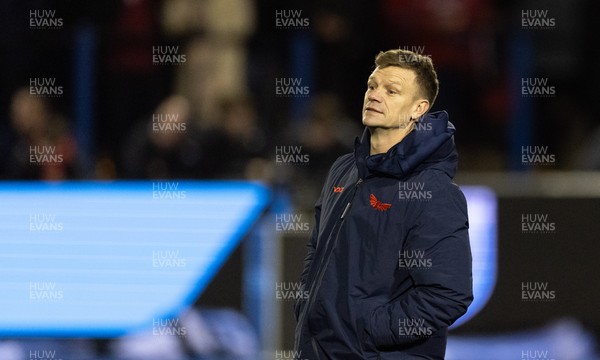 191225 - Cardiff Rugby v Scarlets, United Rugby Championship - Scarlets head coach Dwayne Peel