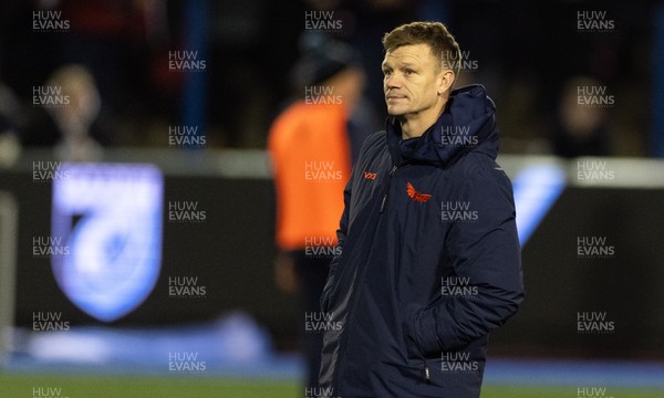 191225 - Cardiff Rugby v Scarlets, United Rugby Championship - Scarlets head coach Dwayne Peel