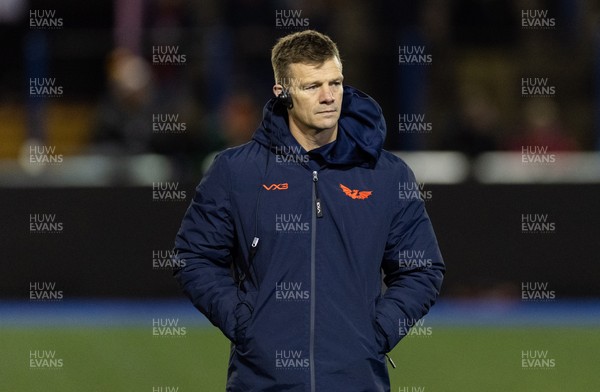 191225 - Cardiff Rugby v Scarlets, United Rugby Championship - Scarlets head coach Dwayne Peel