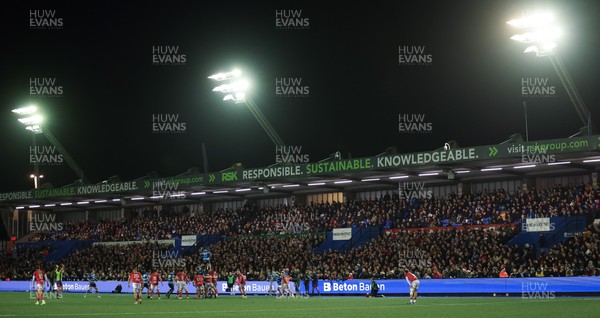 191225 - Cardiff Rugby v Scarlets, United Rugby Championship - A bumper derby crowd watch Cardiff Rugby v Scarlets