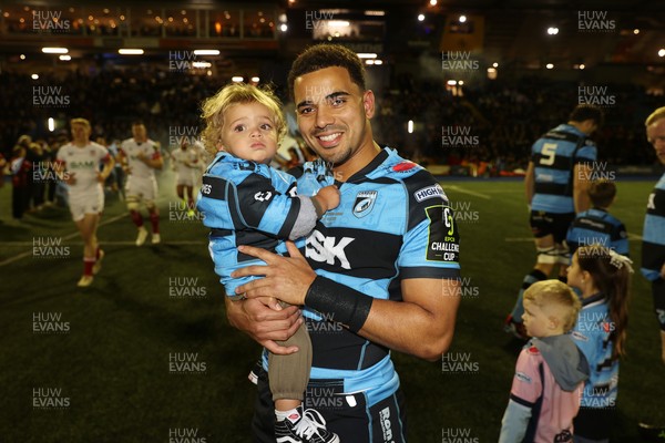 131225 - Cardiff Rugby v Ulster - United Rugby Championship - Ben Thomas of Cardiff walks on for his 100th cap