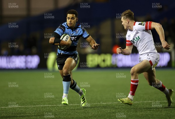 131225 - Cardiff Rugby v Ulster - United Rugby Championship - Ben Thomas of Cardiff 