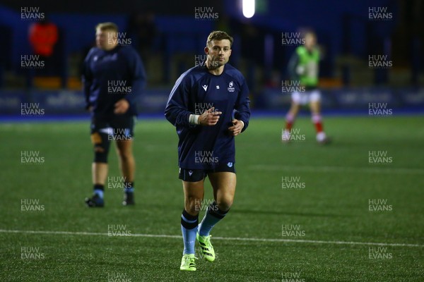 131225 - Cardiff Rugby v Ulster - EPCR Challenge Cup - Leigh Halfpenny of Cardiff Rugby warms up before the game