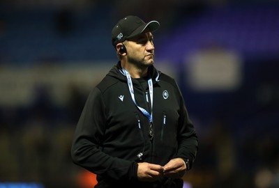 021026 - Cardiff Rugby v Zebre Parma - United Rugby Championship - Cardiff Rugby Head Coach Corniel Van Zyl 