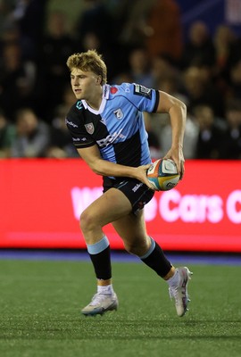 021026 - Cardiff Rugby v Zebre Parma - United Rugby Championship - Jacob Beetham of Cardiff 