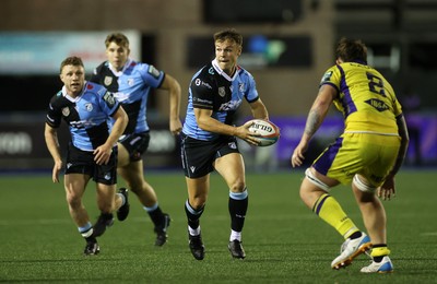 021026 - Cardiff Rugby v Zebre Parma - United Rugby Championship - Jarrod Evans of Cardiff 