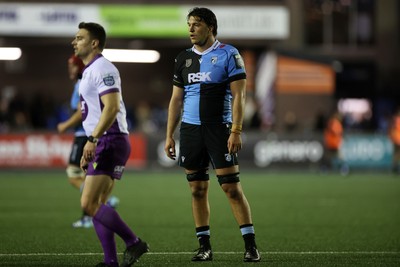 021026 - Cardiff Rugby v Zebre Parma - United Rugby Championship - Teddy Williams of Cardiff 