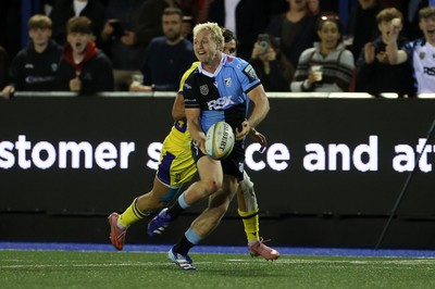021026 - Cardiff Rugby v Zebre Parma - United Rugby Championship - Johan Mulder of Cardiff 