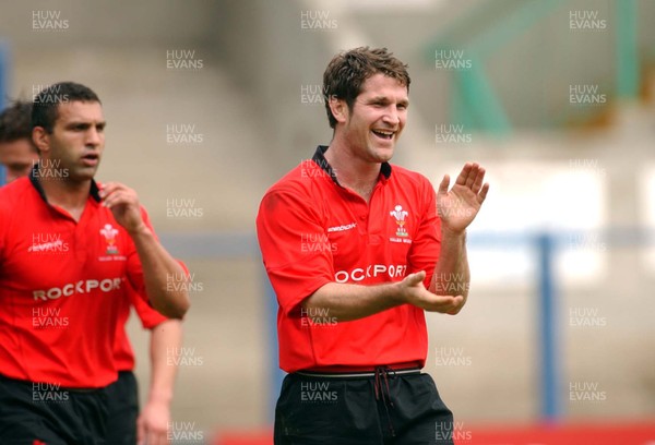 310503 - Wales v England - Cardiff Sevens - IRB Sevens World Series - Wales' Ben Breeze celebrates win over England