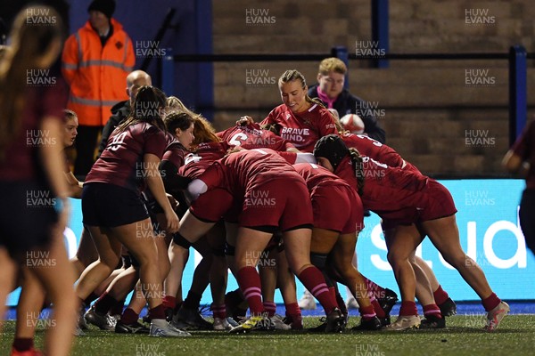 031225 - Cardiff Uni Women v Cardiff Met Women - Cardiff Clash - A scrum