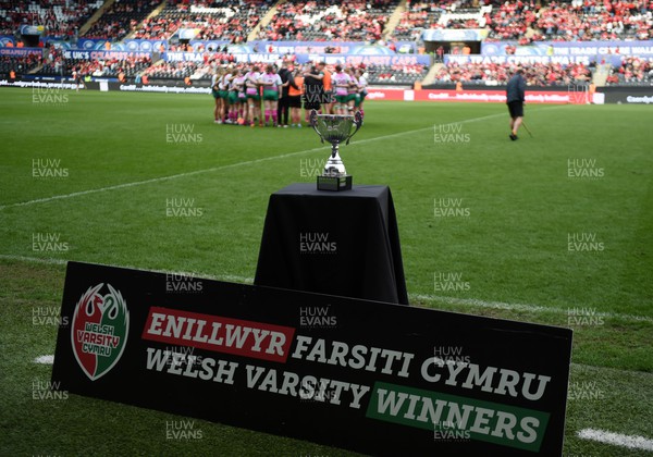 240424 - Cardiff University v Swansea University - Welsh Varsity Women’s Match - The Welsh Varsity Trophy