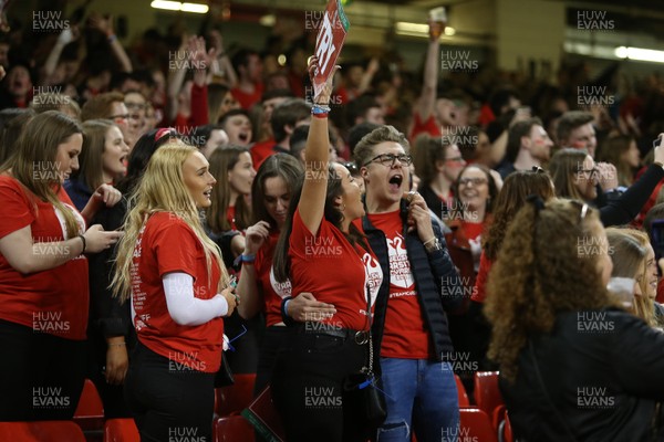 100419 - Cardiff University v Swansea University - Varsity 2019 - Cardiff Uni fans