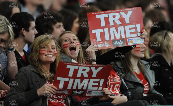 30.03.11 - Cardiff University v Swansea University - Welsh Varsity 2011 - Cardiff University Fans. 