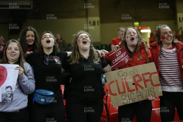 100419 - Cardiff University Women v Swansea University Women - Varsity 2019 - Cardiff Uni fans