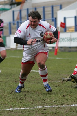 06.03.10 Cardiff RFC v Ayr RFC - British & Irish Cup -  Cardiff's Daniel Preece crosses the line to score. 