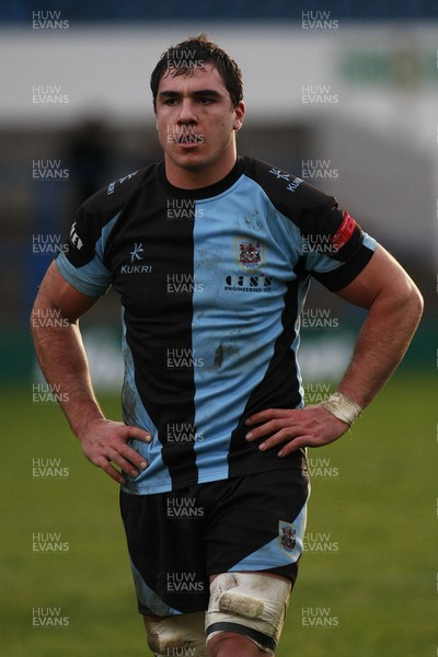 261209 - Cardiff RFC v Glamorgan Wanderers RFC - Principality Premiership - Cardiff & Blues' flanker Andries Pretorious