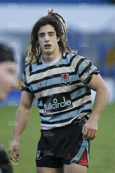 261209 - Cardiff RFC v Glamorgan Wanderers RFC - Principality Premiership - Glamorgan Wanderers & Blues' Academy flanker Josh Navidi