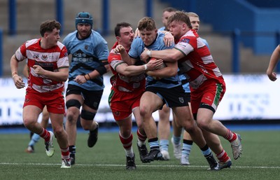 020526 - Cardiff RFC v Llandovery RFC - SRC Semi Final - Steffan Emanuel of Cardiff makes a break