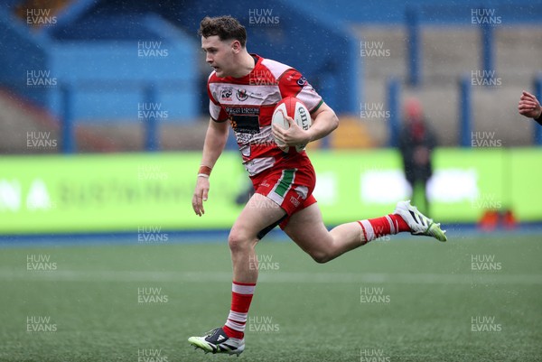020526 - Cardiff RFC v Llandovery RFC - SRC Semi Final - Kian Abraham of Llandovery runs in to score a try