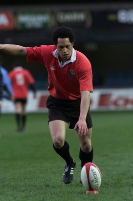 050405 Cardiff vs Newbridge Welsh Premier  LeagueLeon Andrews converts James Goode's tryDarren Griffiths/