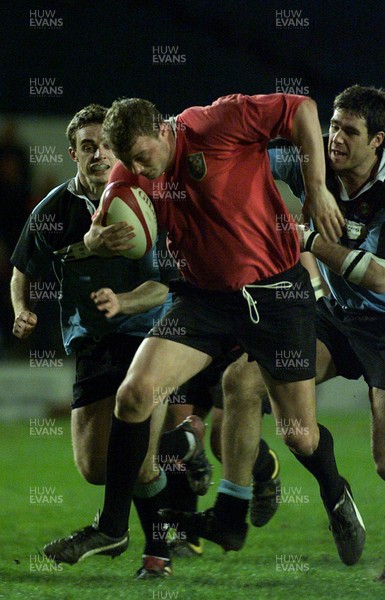 050405 Cardiff vs Newbridge Welsh Premier  LeagueJames Malpas charges through the Newbridge defenceDarren Griffiths/