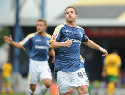 23.08.08 - Championship Football Cardiff City v Norwich City Cardiff's Ross McCormack celebrates after scoring from the penalty spot (his second goal of the game) 