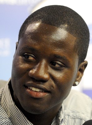 23.08.08 - Championship Football Cardiff City v Norwich City Cardiff City's new signing, Eddie Johnson, on loan from Fullham 