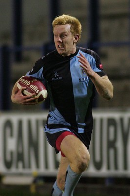 05.02.10 Cardiff RFC v Pontypool RFC - Principality Premiership - Cardiff's Jimmy Norris races away to score a try. 