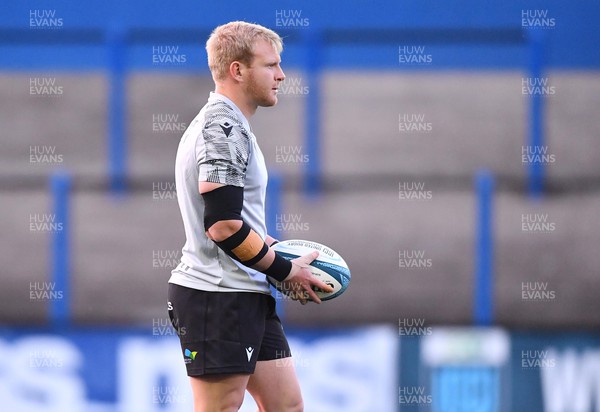 290923 - Cardiff Rugby v Scarlets - Preseason Friendly - Tinus De Beer of Cardiff