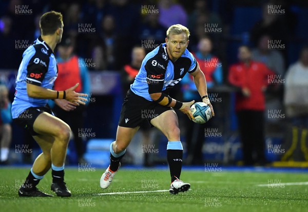 290923 - Cardiff Rugby v Scarlets - Preseason Friendly - Tinus De Beer of Cardiff