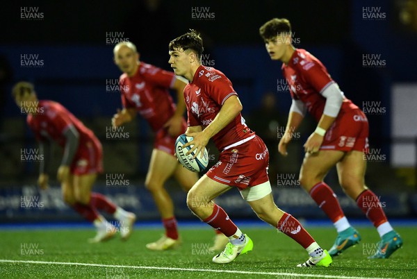 290923 - Cardiff Rugby v Scarlets - Preseason Friendly - Charlie Titcombe of Scarlets