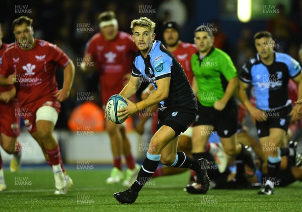 290923 - Cardiff Rugby v Scarlets - Preseason Friendly - Arwel Robson of Cardiff