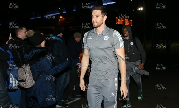 150120 - Carlisle United v Cardiff City - FA Cup Third Round Replay -  Cardiff City players arrive