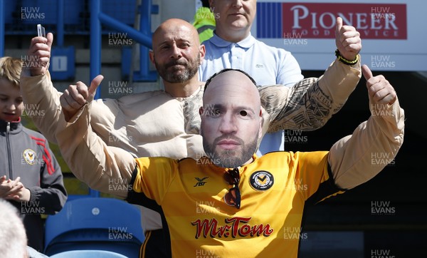 050518 - Carlisle United v Newport County - SkyBet League Two - Newport County fans prior to the match