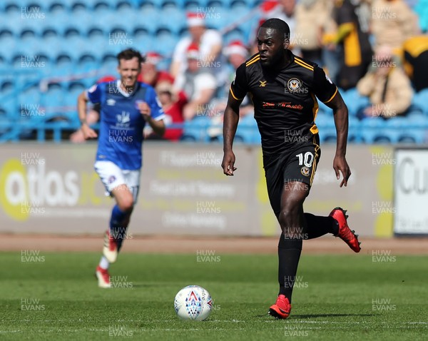 050518 - Carlisle United v Newport County - SkyBet League Two - Frank Nouble of Newport County