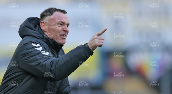 140123 - Carlisle United v Newport County - Sky Bet League 2 - Manager Graham Coughlan of Newport County