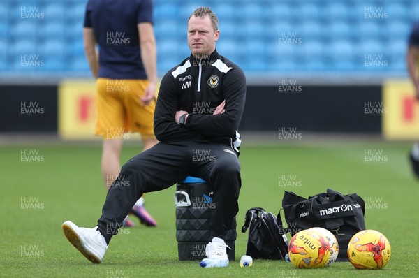 290417 - Carlisle United v Newport County - SkyBet League Two - Newport County Manager Michael Flynn