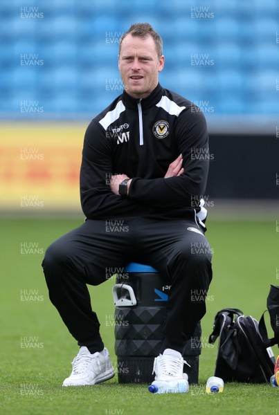 290417 - Carlisle United v Newport County - SkyBet League Two - Newport County Manager Michael Flynn