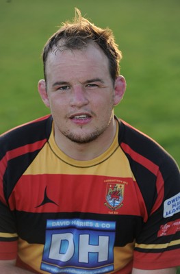 27.04.10 - Carmarthen Quins Rugby Squad 2009/2010 - Gareth Williams. 