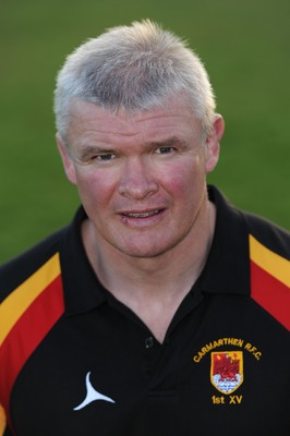 27.04.10 - Carmarthen Quins Rugby Squad 2009/2010 - Max Howells (Head Coach). 