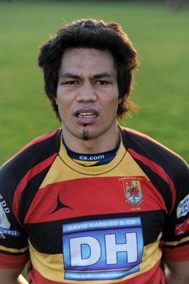 27.04.10 - Carmarthen Quins Rugby Squad 2009/2010 - Sione Timani. 