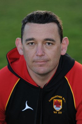 27.04.10 - Carmarthen Quins Rugby Squad 2009/2010 - Steffan Thomas (Rugby Manager). 