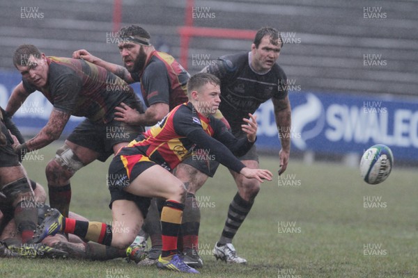 130413 - Camarthen Quins v Pontypridd - Swalec Cup Semi Final - Connor Lloyd Carmarthen Quins