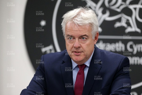 091117 - Picture shows Wales First Minister Carwyn Jones during a press conference with a statement regarding the death of Carl Sergeant