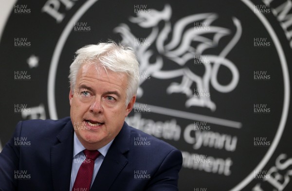 091117 - Picture shows Wales First Minister Carwyn Jones during a press conference with a statement regarding the death of Carl Sergeant