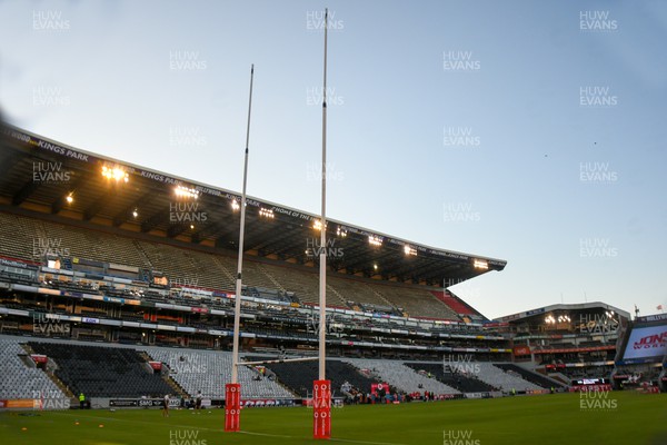 110322 - Cell C Sharks v Scarlets - United Rugby Championship - General view of Hollywoodbets Kings Park