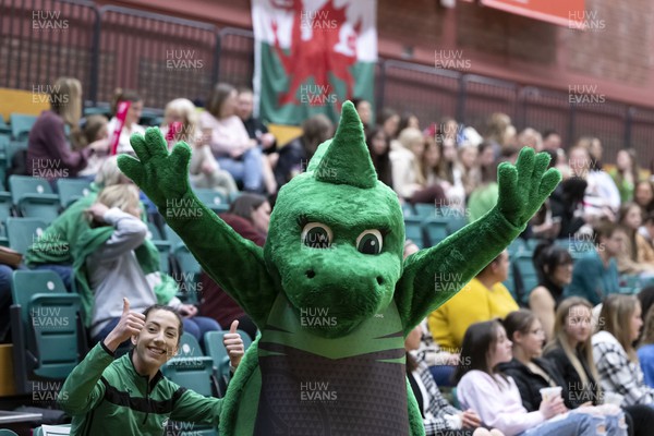 020422 - Celtic Dragons v Manchester Thunder - Vitality Netball Superleague - Mascot