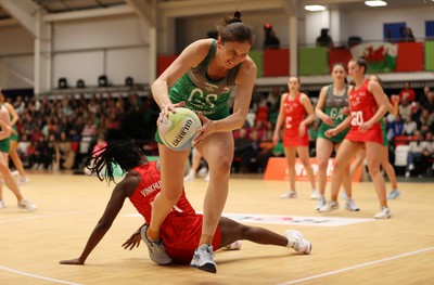 270323 - Celtic Dragons v Strathclyde Sirens - Vitality Netball Super League - Rachel Dunn of Celtic Dragons