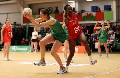 270323 - Celtic Dragons v Strathclyde Sirens - Vitality Netball Super League - Rachel Dunn of Celtic Dragons