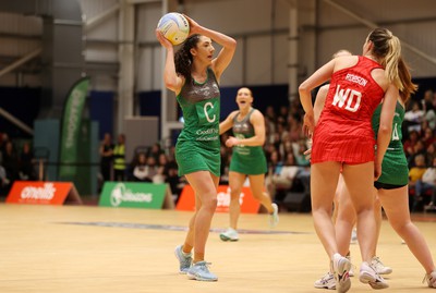 270323 - Celtic Dragons v Strathclyde Sirens - Vitality Netball Super League - Hannah Leighton of Celtic Dragons